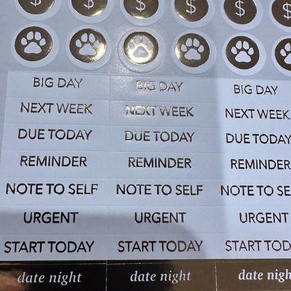 Colorful Glitter 12-Month Planner - Picture 12 of 14